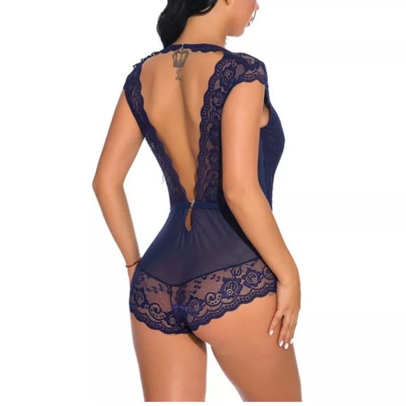 Sexy Lingerie for Women Lace Bodysuit Teddies One - Picture 1 of 6